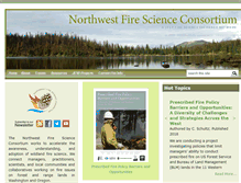 Tablet Screenshot of nwfirescience.org